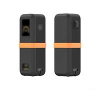 Carcasa de silicona a prueba de golpes para Anker para Prime 20k 220w Cargador portátil con administrador de cables incorporado y correa de transporte gris (negro)