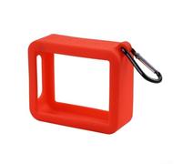 Carcasa de silicona ajustada para altavoces JBL para GO 2 que ofrece flexibilidad equilibrada y soporte estructural (rojo)
