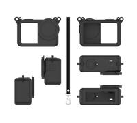 Carcasa de silicona flexible para cámara Action 6, corte preciso y agarre mejorado, protección contra golpes, diseño deportivo, cálido y cálido