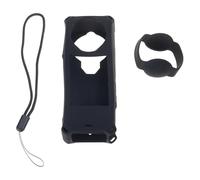 Carcasa de silicona flexible para cámara de acción dedicada, fácil acceso al puerto, funda protectora a prueba de golpes, funda protectora para cámara de acción