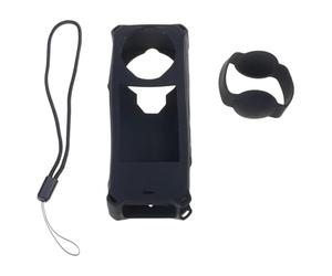 Carcasa de silicona flexible para cámara de acción dedicada, fácil acceso al puerto, funda protectora a prueba de golpes, funda protectora para cámara de acción