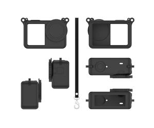 Carcasa de silicona flexible para la cámara Action 6. Recortes precisos y agarre mejorado. Protección contra golpes. Diseño de funda de silicona