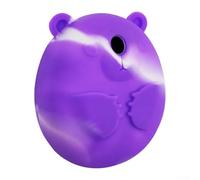 Carcasa de silicona funcional diseñada para el original para Tamagotchi Pix, incluye práctica correa de fijación (morado)