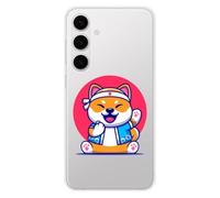 Carcasa de silicona impresa compatible con Samsung Galaxy S24 Plus Shiba Ninja