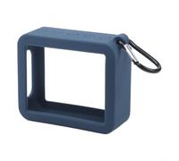 Carcasa de silicona ligera compatible con altavoz JBL For GO 2 para usuarios On-the-For GO y viajeros frecuentes (azul oscuro)