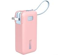 Carcasa de silicona para anclas Nano 3 en 1 10000 mAh, resistente a los golpes, ligera y resistente a los arañazos, color negro (rosa)