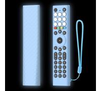 Carcasa de silicona robusta para control remoto de voz HISENSE ERF2K38H que proporciona una protección constante y confianza en el manejo (azul luminoso)