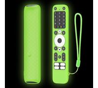 Carcasa de silicona suave para mando a distancia de TV Homatics Box R 4K Remotes con textura antideslizante, carcasa protectora para mando a distancia (color verde luminoso)