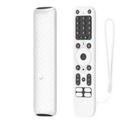 Carcasa de silicona suave para mando a distancia de TV Homatics Box R 4K Remotes con textura antideslizante, carcasa protectora para mando a distancia (blanco)