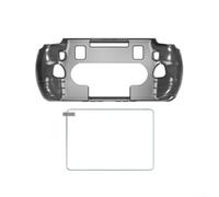 Carcasa de silicona transparente y para GPD Win5, resistente a los golpes, con protector de pantalla, funda ligera para videojuegos de mano, color negro translúcido