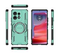 Carcasa de telefono Compatible con Motorola Edge 50 Pro 5G (versión extranjera). Estuche rígido, resistente, a prueba de golpes, delgado y sólido, con soporte de carga inalámbrica. Funda trasera para