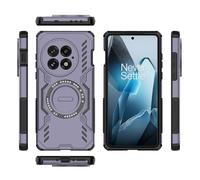 Carcasa de telefono Compatible con OnePlus 13 5G (versión nacional). Estuche rígido, resistente, a prueba de golpes, delgado y sólido con soporte de carga inalámbrica. Funda trasera para smartphone(Pu