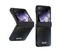 Carcasa de telefono Compatible con Xiaomi Mix Flip Case con protección de bisagra, funda protectora de cuerpo completo, delgada, a prueba de golpes, rígida, Compatible with teléfono Mix Flip Funda tra