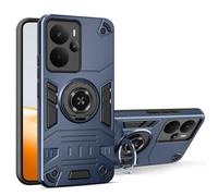 Carcasa de telefono Funda protectora completa for OPPO Realme 14/Realme P3/NEO 7X/Realme 14T, de grado militar, de doble capa, resistente a los golpes y con soporte. Funda trasera para smartphone(Blu)