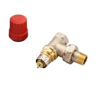 Carcasa De Válvula Danfoss RA-N 10 R 3/8, Esquina, Mate Niquelado