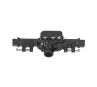 Carcasa del eje trasero del coche RC |Actualización de latón para coches/rastreadores RC todoterreno a escala 1/10 |Black Axle Shell mejora el ascenso y reduce el centro de masa