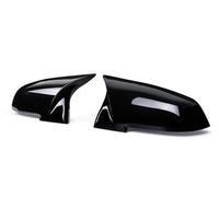 Carcasa del espejo de marcha atrás Ajuste para Bmw 1 2 3 4 X Series tapa de espejo F20 F21 F87 F23 F30 F32 F36 E84 cubierta lateral posterior brillante estilo retrovisor-M4(Bright black)