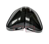 Carcasa del Espejo Retrovisor Aspecto De Fibra De Carbono 2 Uds para A-UDI A4 A5 B9 Tapas De Espejo Lateral 2017 2018 2019 S4 S5 RS5 Reemplazar Cubiertas De Espejo Lateral DDJKOG