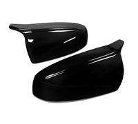 Carcasa del espejo retrovisor Carcasa De Espejo Retrovisor Exterior Para X5 E70 X6 E71 2007-2013 Tapa De La Cubierta Del Espejo Lateral, Moldura Puerta Cubierta exterior(Negro brillante)