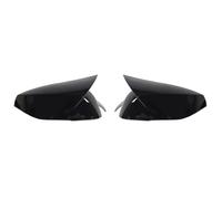 Carcasa Del Espejo Retrovisor Del Coche 2 Cubiertas Embellecedoras Para Espejos Retrovisores Laterales De Coche, Brillantes, Para Infiniti Para Q50, Q60, QX30, Q70 (2014-2021)(Bright black)