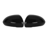 Carcasa del Espejo retrovisor Exterior para Coche, para Opel, Corsa D, Corsa E 2006-2019, Color Negro Brillante, Tapas de Las Puertas Laterales del retrovisor (Derecho) (un par).