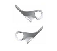 Carcasa Del Espejo Retrovisor Para Tesla Model 3 2017-2024 Cubierta De Espejo Retrovisor Tapa Caja Soporte De Base Marco De Moldura De Esqueleto Reemplazo Inferior(Base Silver LR)