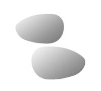 carcasa del espejo retrovisor Tapa Cubierta Del Espejo Retrovisor Vidrio | Para Fiat para 500 500C GRANDE PUNTO 595 ABARTH 695 2007-2024 delantero izquierdo/derecho(2pcs Glass)