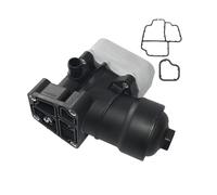 Carcasa del filtro de aceite Filtro de aceite Enfriador de aceite compatible con A1 A3 Altea Leon Toledo Rapid Roomster Yeti Beetle Caddy Go-lf Polo Sci-ro-cco, reemplazo para 03L115389