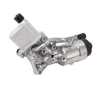 Carcasa del filtro del enfriador de aceite del motor 55566784, repuesto para Cruze 2011-2019 L4 1.4L Turbo, conjunto de carcasa metálica del filtro del enfriador de aceite