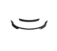 Carcasa del parachoques delantero Cubierta difusora de labio parachoques delantero para Tesla, modelo 3, 2017-2023, inferiores, alerón divisor hoja, Kits carrocería(Gloss Black)
