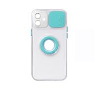 Carcasa del TeléFono Soporte de Anillo de ProteccióN de la CáMara para 13 Pro Parachoques una Prueba de Golpes Parte Posterior Transparente