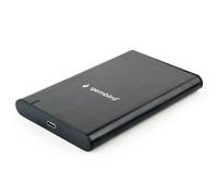 Gembird EE2-U3S-6 Carcasa Disco Duro 2.5" SATA USB-C 3.1 Negro Aluminio