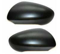 Carcasa Espejo 2 Unidades De Cubiertas Espejos Retrovisores Laterales Para Nissan Para Qashqai 2007-2014 Moldura Exterior Puerta Trasera Repuesto Tapa Espejo Retrovisor(Negro)