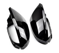 Carcasa Espejo Coche Para A6 Para C7 Para S6 2012-2018 Autopartes Cubiertas De Espejo Retrovisor Tapas Tapa Ala Cubierta Lateral(Negro)