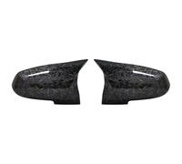 Carcasa Espejo Coche Para BMW 1 2 3 4 Series F20 F30 F31 F32 | 2012+ 2012 F36 2012-UP 320i 328i 330d 335i Look Fibra de carbono Cubierta de espejo retrovisor(Forged Carbon Look)