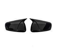 Carcasa Espejo Cubierta De Espejo Retrovisor Lateral Para Koleos 2016 2017 2018 2019 2020 Moldura Puerta Exterior ABS Carcasas Espejo Retrovisor(Negro brillante)