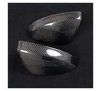 Carcasa Espejo Lateral Puerta Cubierta De Espejo Retrovisor Fibra Carbono Para Coche 2 Uds Para TT TTS TTRS 8J MK3 R8 GT 2015-2017 Automóvil Tapa cubierta espejo lateral Ajuste(No lane assistant)