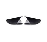 Carcasa Espejo Lateral Puerta para Megane 3 MK3 ABS Cubiertas De Espejo De ala De Murciélago De Plástico Tapas Funda para Espejo Retrovisor Accesorios para Coche Espejo retrovisor Cubre