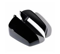 Carcasa Espejo Retrovisor 1 Par Tapas Para Espejos Retrovisores Laterales Puerta ABS Fibra Carbono Para E60, E61, F10, F11, F06, F12, F13, F01 Y F02 Tapas de Espejo(Glossy Black)