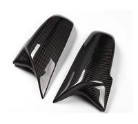 Carcasa Espejo Retrovisor 2 Tapas De Cubierta De Espejo Retrovisor En Negro Carbono para Series 1 2 3 4 X M 220i 328i 420i X1 F32 F33 F36 F20 F21 F22 F23 Y F30. Carcasas Espejo(Carbon Grain Black)