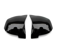 Carcasa Espejo Retrovisor 2 Tapas De Cubierta De Espejo Retrovisor En Negro Carbono para Series 1 2 3 4 X M 220i 328i 420i X1 F32 F33 F36 F20 F21 F22 F23 Y F30. Carcasas Espejo(Bright Black)