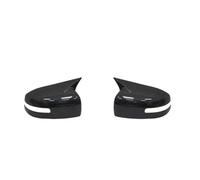 Carcasa espejo retrovisor Carcasa Retrovisor Exterior Para Mitsubishi Para Lancer X10 Para EVO EX 2013-2016 Carcasa Cubierta Lateral Con Aspecto De Carbono Negro(aspecto carbono,1)