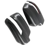 Carcasa espejo retrovisor coche Para Dodge Para Ram 1500 2019-2023 2 Cubiertas Para Espejo Retrovisor Puerta ABS Fibra Carbono Accesorios Exteriores Cubierta Espejo Tapas