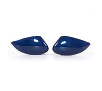 Carcasa Espejo Retrovisor Coche Para Ford Para Fiesta Para MK7 2009 2010 2011 201 2013 2014 2015 2016 2017 Tapa Espejo Lateral Tipo Alerón Carcasa Cubierta Retrovisor Coche(Glossy Blue 1 Pair)