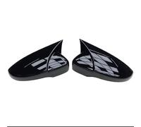 Carcasa Espejo Retrovisor Coche Para Golf 6 MK6 Para R VI 2009-2013 Negro 5K0857537 Cubiertas Espejo Retrovisor Coche Accesorios 2 Uds Espejos Retrovisores Carcasas Espejo Retrovisor(1 pair black)