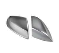 Carcasa espejo retrovisor coche Q5 2019 Q7 2016-2019 Para mate para cromo plateado cubierta de espejo retrovisor izquierdo derecho para automóvil 2 piezas(Without Side Assist)