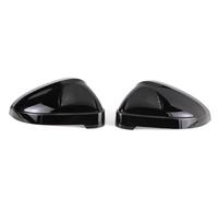 Carcasa Espejo Retrovisor Cubiertas De Espejo Plateadas Mate Para A4 B9 8W S4 RS4 A5 S5 RS5 2017 2018 2019 2020 2021 2022 2023 Carcasas Laterales Recambio En Carbono Negro MNGNCBXWK(Black-2pcs)