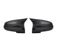 Carcasa Espejo Retrovisor Lateral Para La Serie 1 2 3 4 Para X Para M 220i 328i 420i Para F20 Para F21 Para F22 Para F23 Para F30 Para F32 Para F33 Para F36 Para X1(Carbon Grain Black)