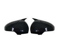 Carcasa Espejo Retrovisor Lateral Para Mark X Para Reiz 2010-2017 Cubierta Del Espejo Retrovisor Lateral Tapa Del Alerón Puerta Exterior Moldura De La Caja De Visión Trasera(Bright Black)