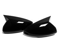 Carcasa espejo retrovisor Para A1 Sportback (2019-2023) Moldura Fibra Carbono Cubierta Del Retrovisor Exterior De La Puerta Trasera(Gloss Black)